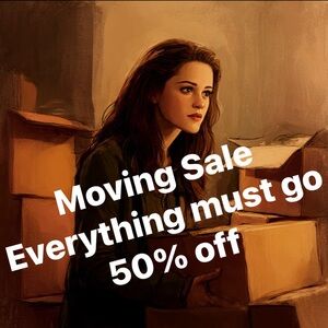 Moving sale - 50% off see details below